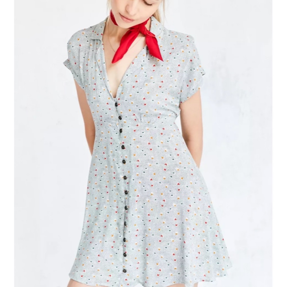 Kimchi Blue Lucy Printed Shirt Dress